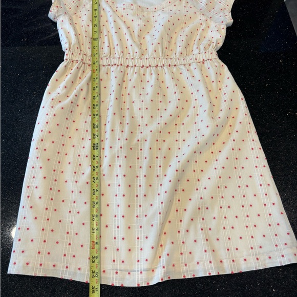 J. Crew Cream Polka Dot Midi Dress - Picture 5 of 7